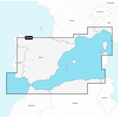 Navionics - CARTA PLATINUM+ MSD REGULAR, EU010R, ESPAÑA, COSTAS MEDITERRANEAS