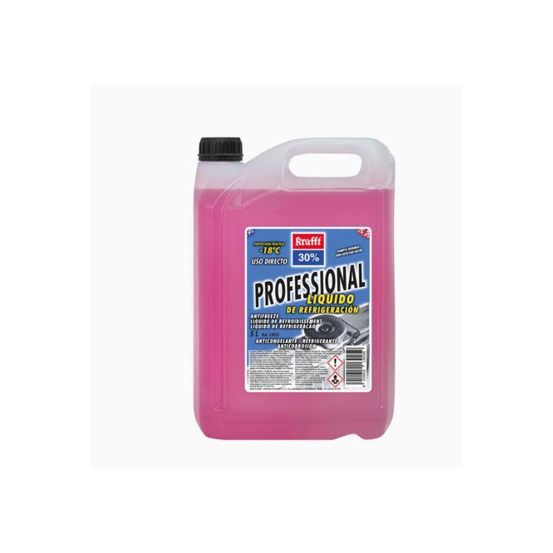 ANTICONGELANTE KRAFFT, ROSA, 30%, PROFESIONAL 5L