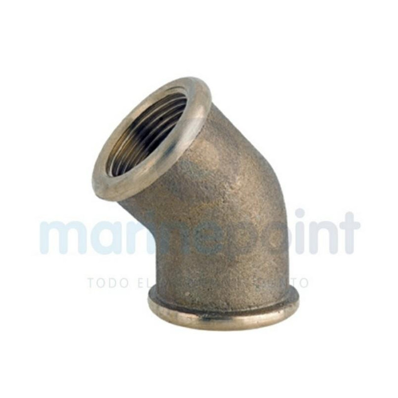 CODO LATON 45º, H-H, 1-1/4", MAESTRINI CR