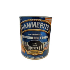 Hammerite - HAMMERITE LISO NEGRO, 3/4L