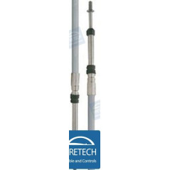 Pretech - CABLE MANDO 4300C, TRABAJOS PESADOS, 07'2,10m, 76mm RECORRIDO, ROSCA 1/4-28"