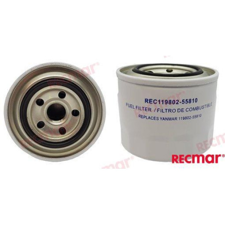 FILTRO COMBUSTIBLE YANMAR, p/ MOTOR 3JH5AE, E