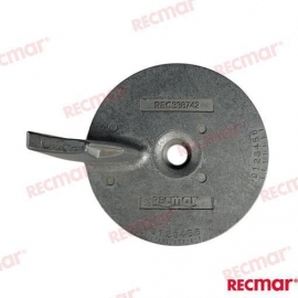 ANODO COMPENSADOR DERIVA, ZINC, OMC