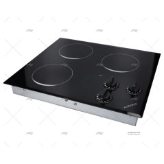 Eno - COCINA ENO VITROCERAMICA, 533 x 458mm, 220v, 3 x 1200w