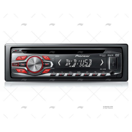 RADIO CD PIONEER 6400, 50w x 4, MP3, USB