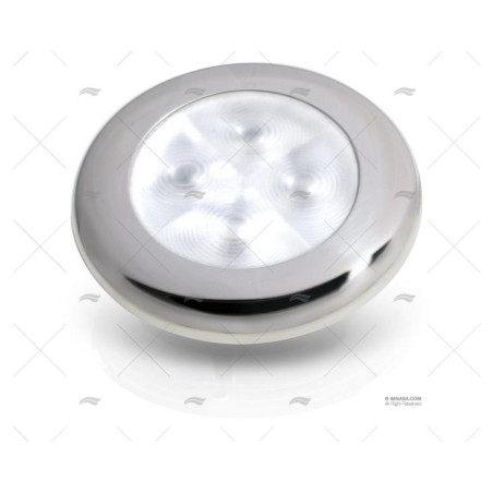 LUZ HELLA, SLIM, INOX, BLANCA, 12v