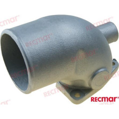 CODO ESCAPE INOX, YANMAR:119171-13490 p/4LH SERIES/-HTZ, -HTZAY, -HTE, -TE