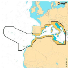 Navionics - CARTOGRAFIA C-MAP REVEAL X WEST MEDITERRANEAN