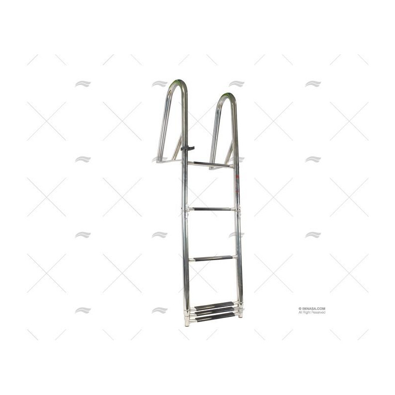 PLATAFORMA BAÑO, INOX c/TECA, 450 x 390 mm, TUBO 25mm