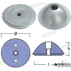 Tecnoseal - ANODO HELICE VARIPROP 55mm DIAMETRO, 24mm ALTO