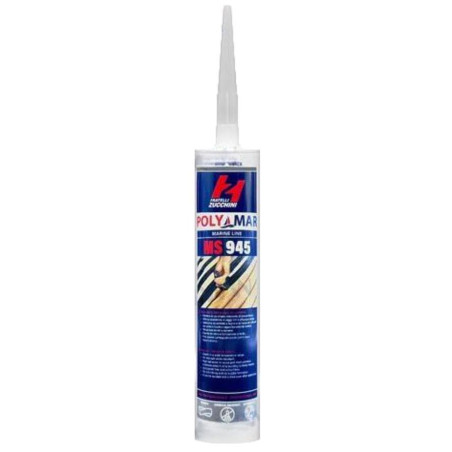 ADHESIVO SELLADOR JUNTAS, POLYMAR,MS945, BLANCO, 290 ml 