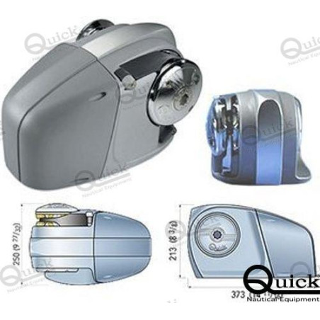 MOLINETE QUICK HECTOR, 12v 1500w, 10mm, SIN CAMPANA CABO