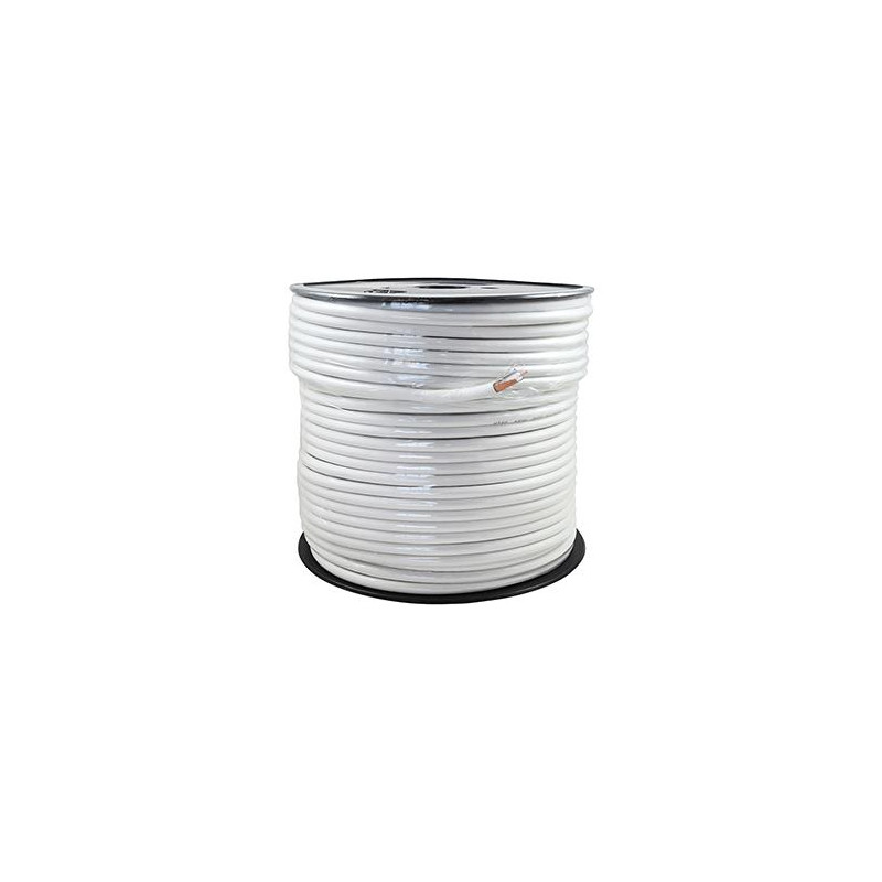 CABLE COAXIAL H.Q. SAT, Bco., p/m