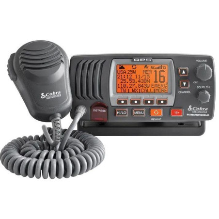 Cobra - VHF COBRA MRF77B MARINO c/DSC Y GPS, NEGRO