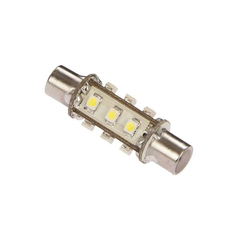 BOMBILLA LED FASTON 10/35v, 42mm, NL-BS43-AS12-CW