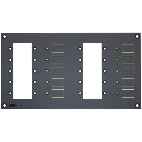 MODULO 10 DISYUNTORES ROCKER DC 1p., (PROSXRC10)