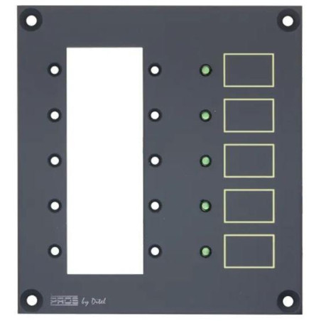 MODULO DC p/5 DISYUNTORES ROCKER DE 1P, PROSLRC5