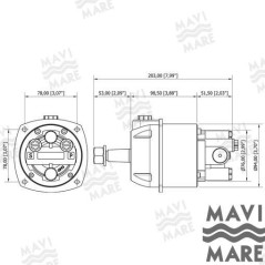 BOMBA DIRECCION HIDRAULICA, MAVI MARE, GM3-MRA           