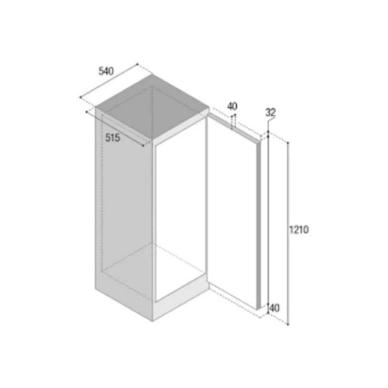 NEVERA VITRIFIGO, PUERTA DOBLE, C190 MP (190L)