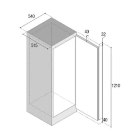 NEVERA VITRIFIGO, PUERTA DOBLE, C190 MP (190L)